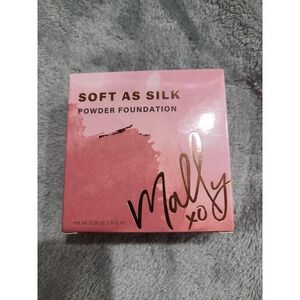 Mally Beauty Soft as Silk Powder Foundation - Deep -  Lightweight Matte Finish